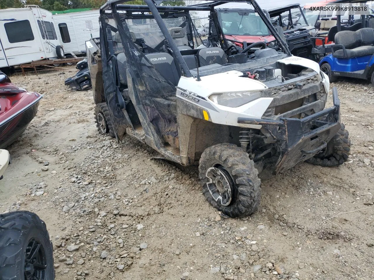 2019 Polaris Ranger Crew Xp 1000 Eps Ride Command VIN: 4XARSK999K8913818 Lot: 77762784