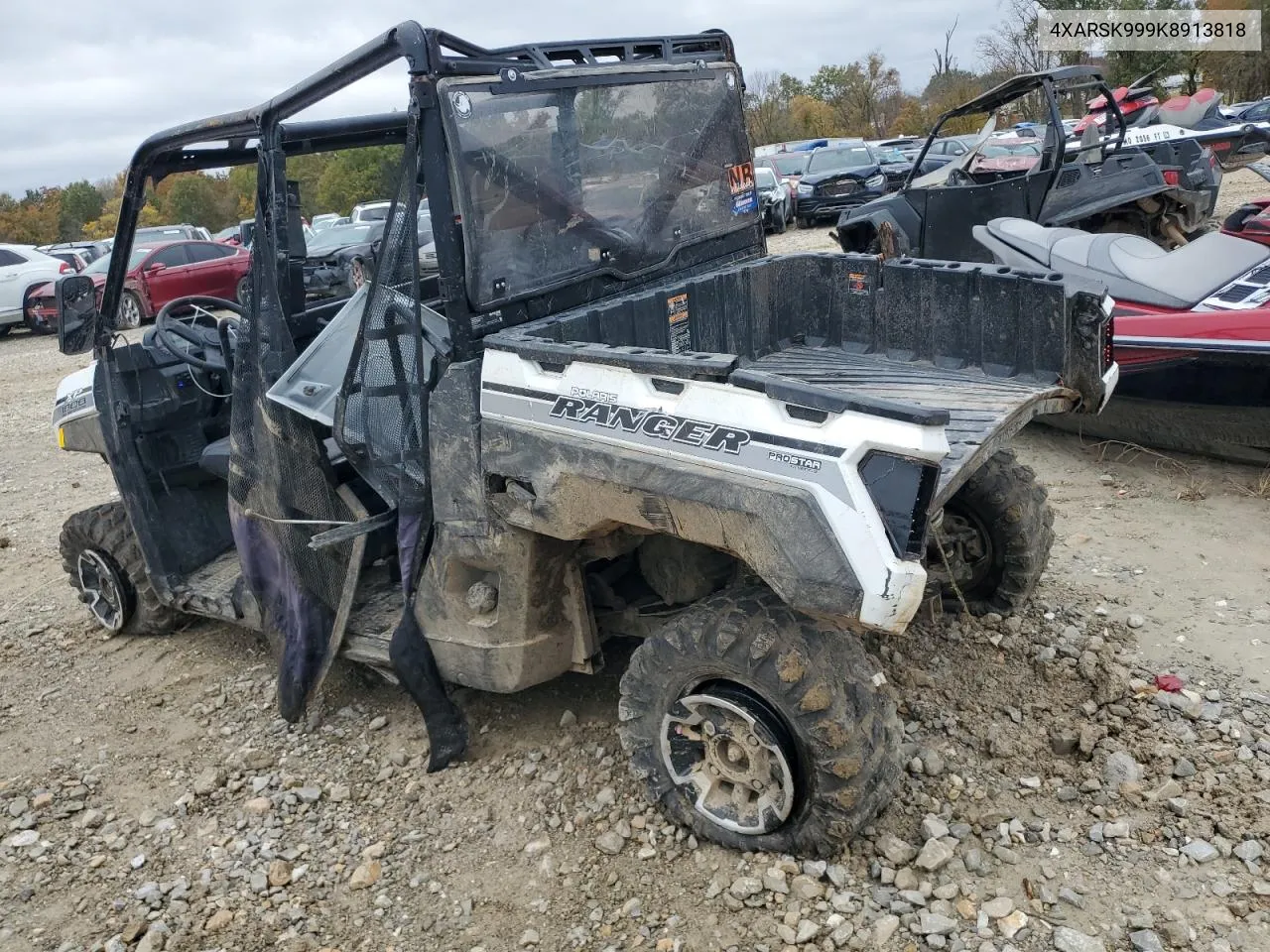 2019 Polaris Ranger Crew Xp 1000 Eps Ride Command VIN: 4XARSK999K8913818 Lot: 77762784