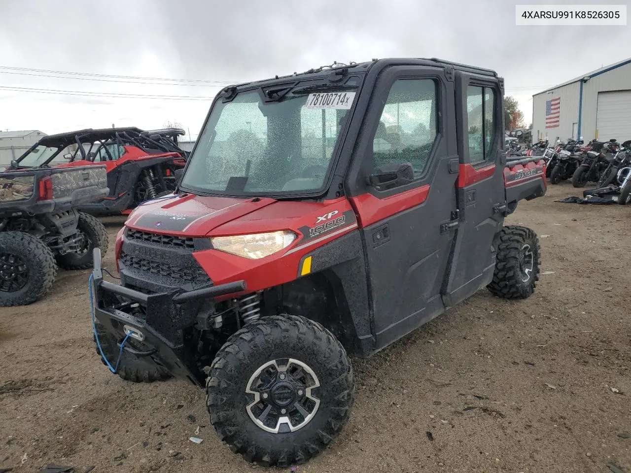 2019 Polaris Ranger Crew Xp 1000 Eps Northstar Edition VIN: 4XARSU991K8526305 Lot: 78100714