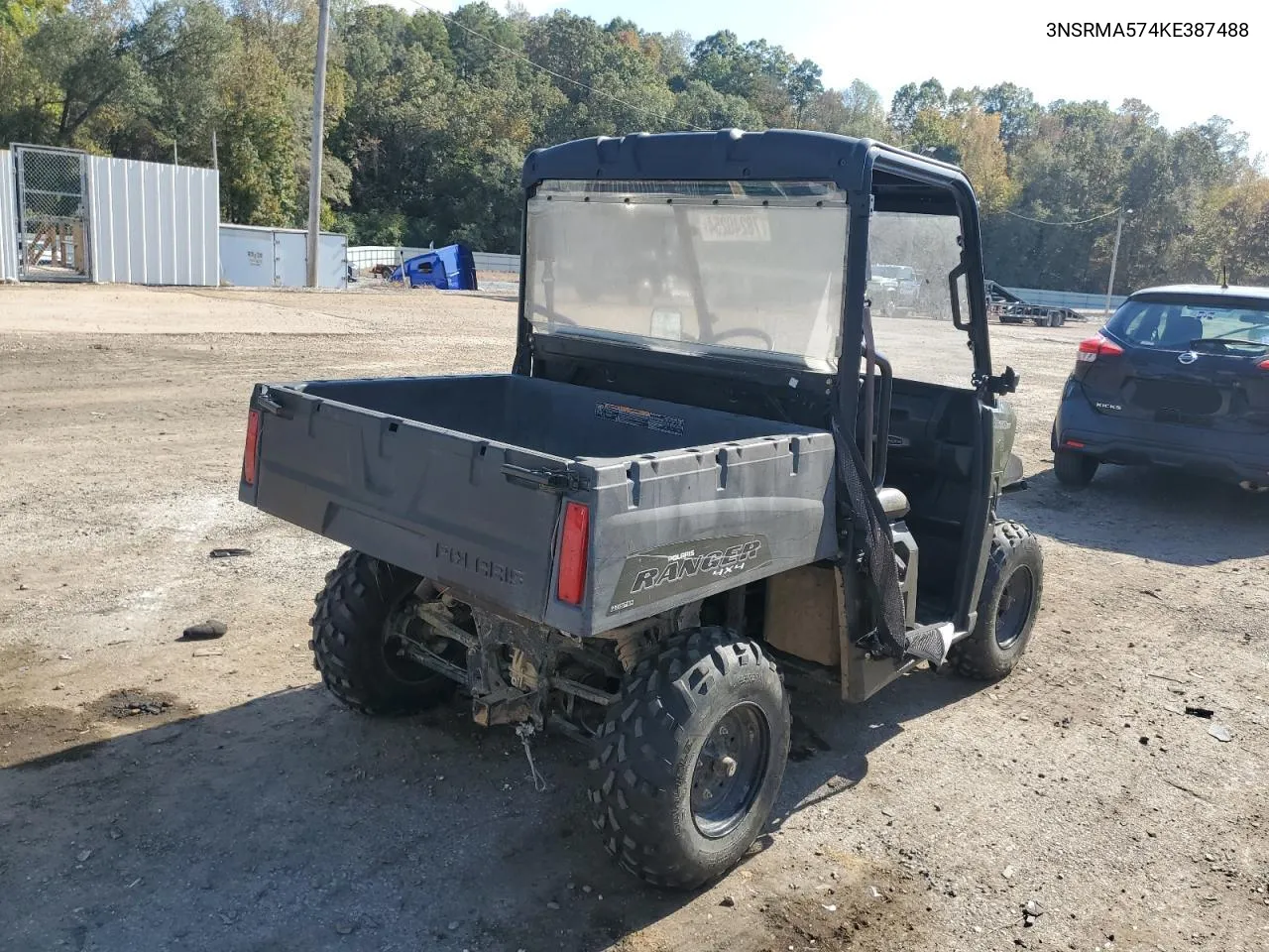 2019 Polaris Ranger 570 VIN: 3NSRMA574KE387488 Lot: 78240254