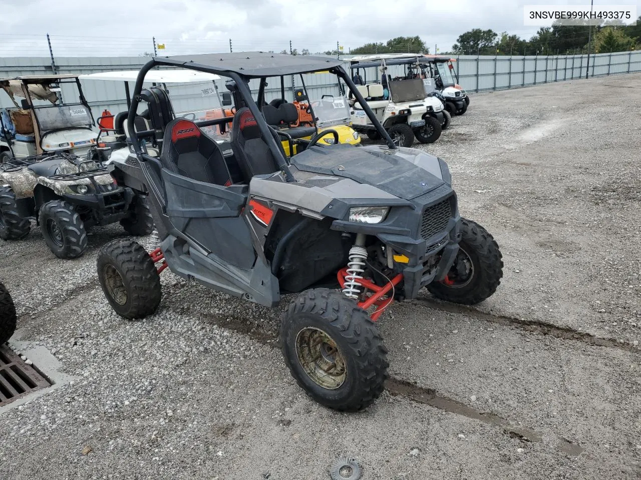 2019 Polaris Rzr S 1000 Eps VIN: 3NSVBE999KH493375 Lot: 78287974