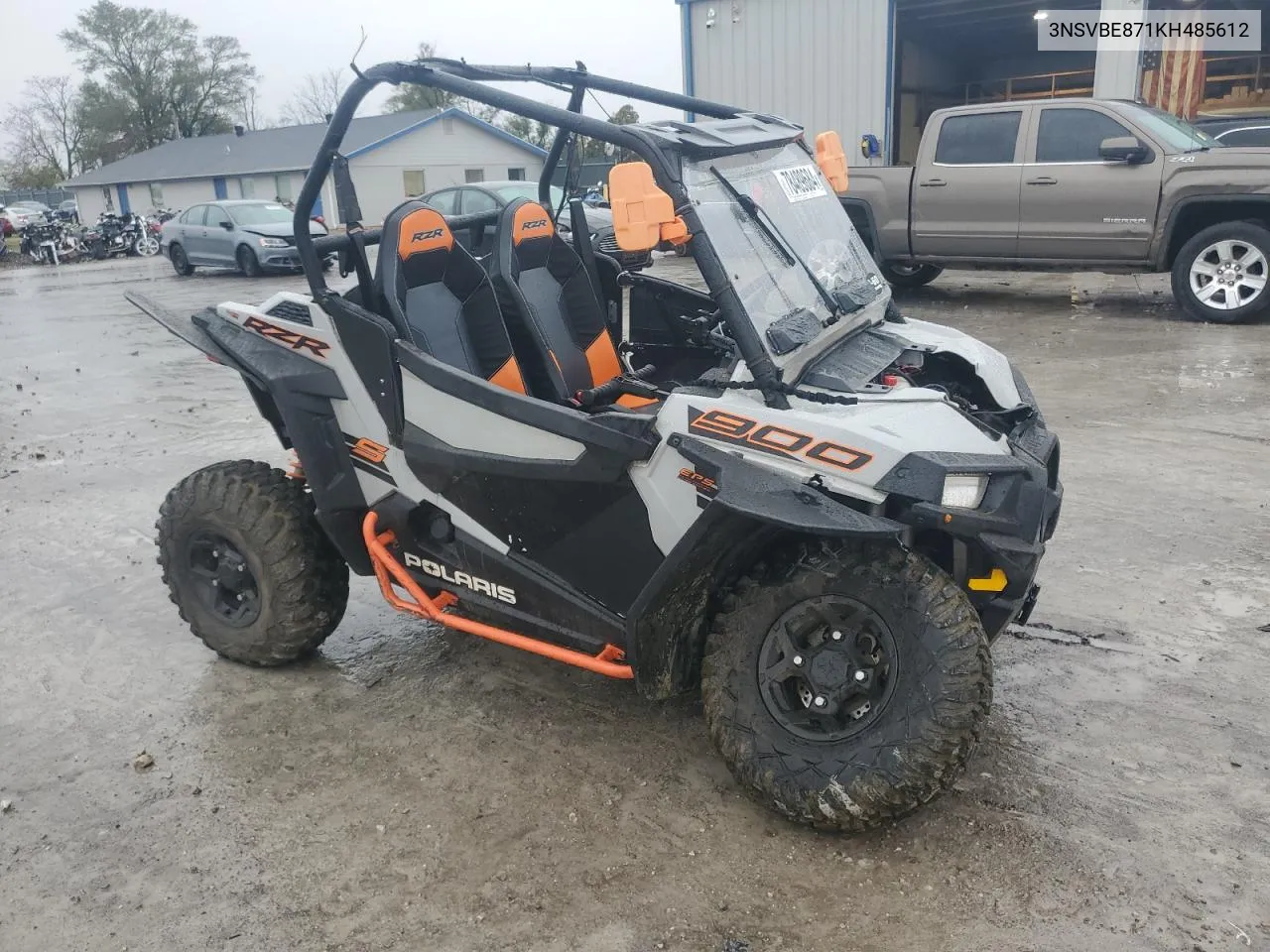 2019 Polaris Rzr S 900 Eps VIN: 3NSVBE871KH485612 Lot: 78489684