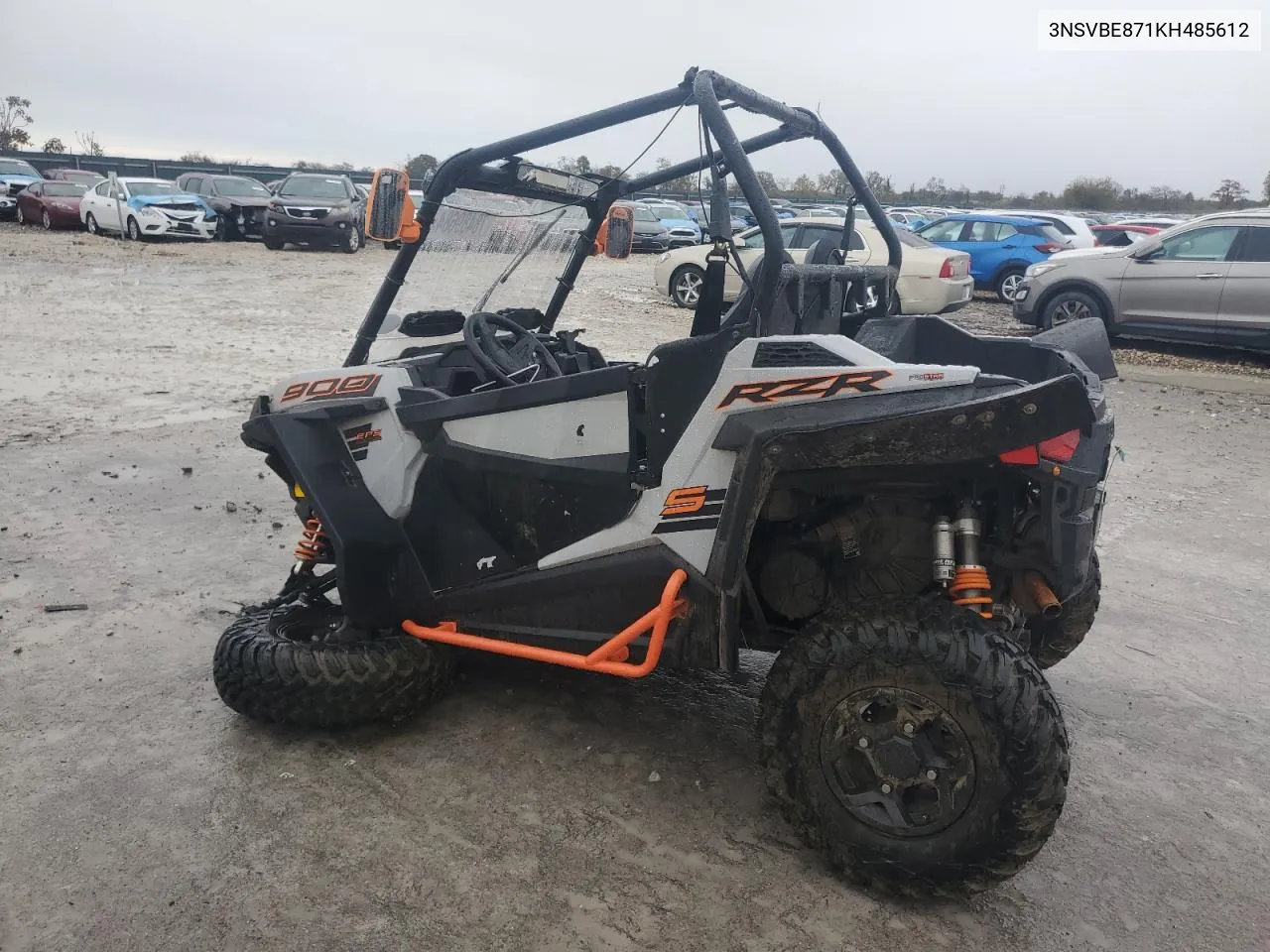 2019 Polaris Rzr S 900 Eps VIN: 3NSVBE871KH485612 Lot: 78489684