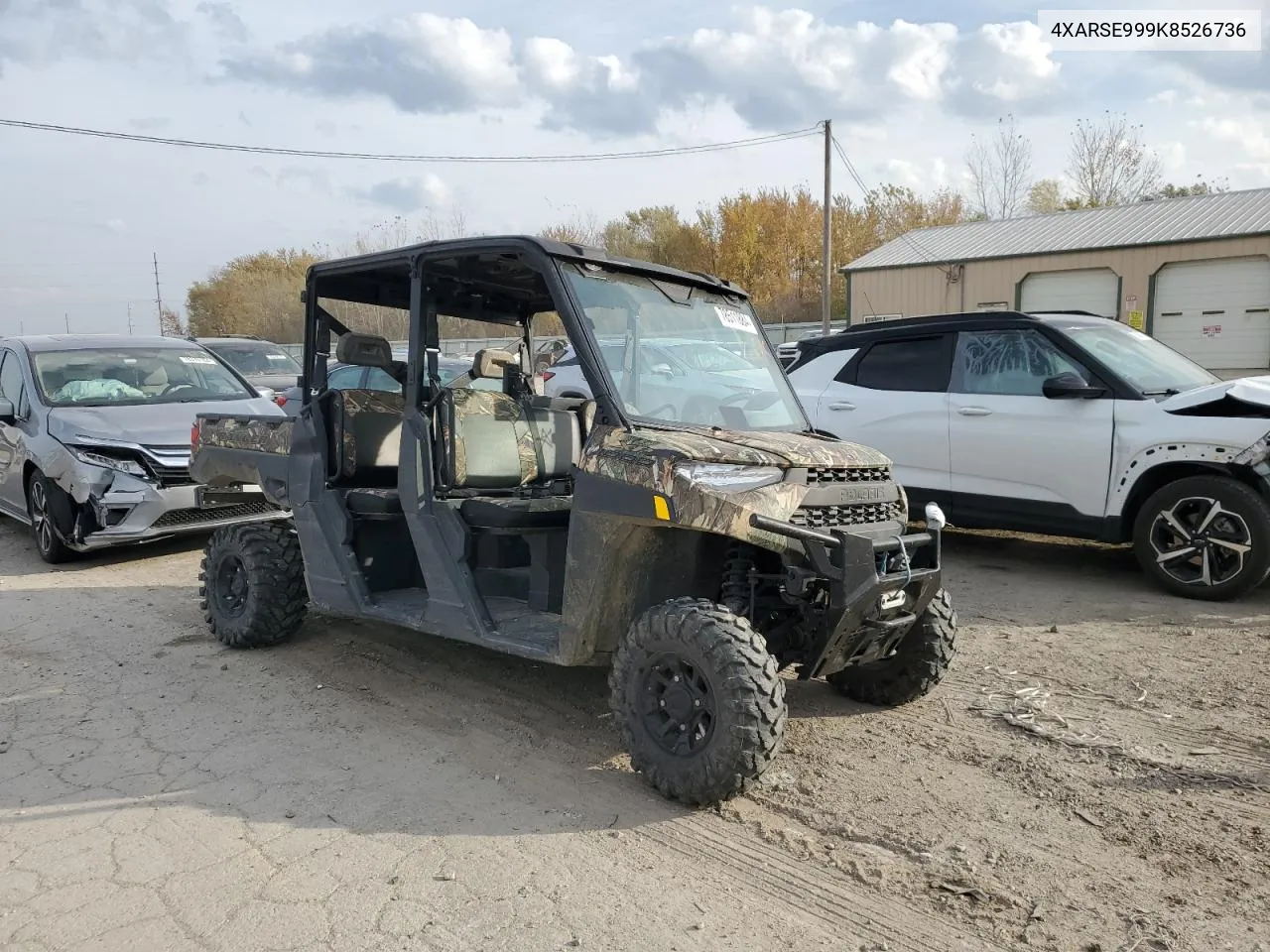 2019 Polaris Ranger Crew Xp 1000 Eps VIN: 4XARSE999K8526736 Lot: 78511884