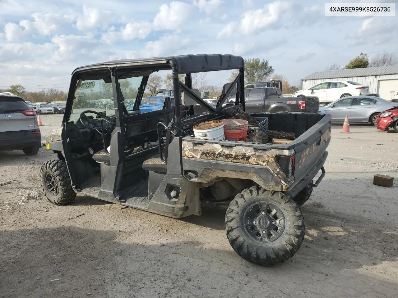 2019 Polaris Ranger Crew Xp 1000 Eps VIN: 4XARSE999K8526736 Lot: 78511884