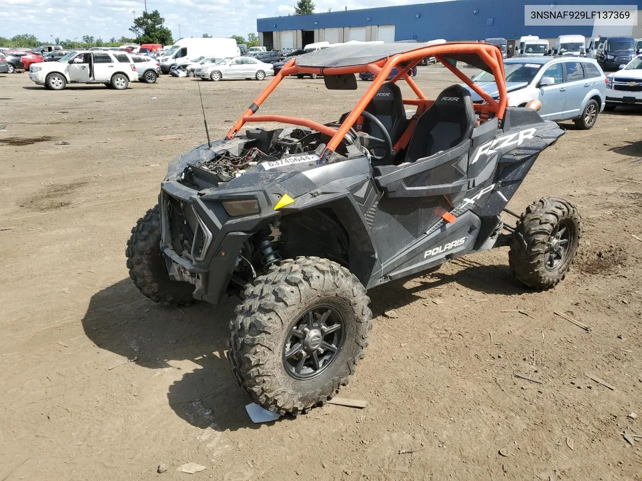 2020 Polaris Rzr Xp Turbo VIN: 3NSNAF929LF137369 Lot: 63745644