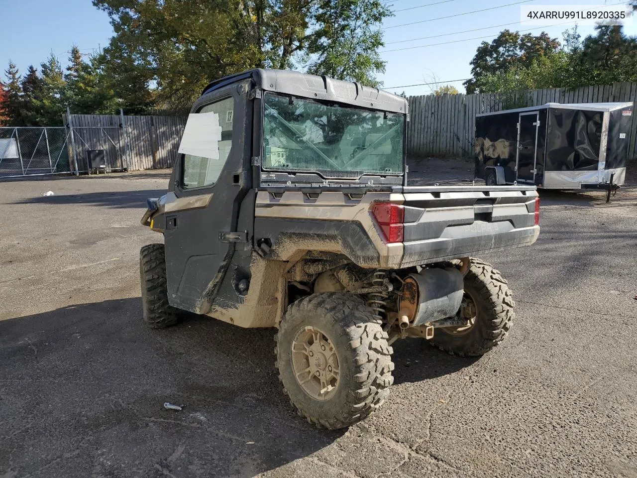 2020 Polaris Ranger Xp 1000 Northstar Premium VIN: 4XARRU991L8920335 Lot: 75326914