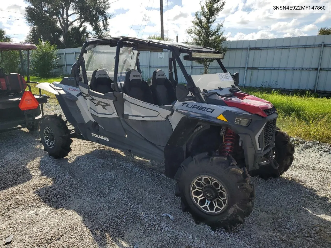 2021 Polaris Rzr Xp 4 Turbo VIN: 3NSN4E922MF147860 Lot: 74540874