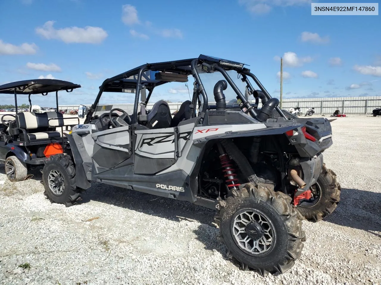 2021 Polaris Rzr Xp 4 Turbo VIN: 3NSN4E922MF147860 Lot: 74540874