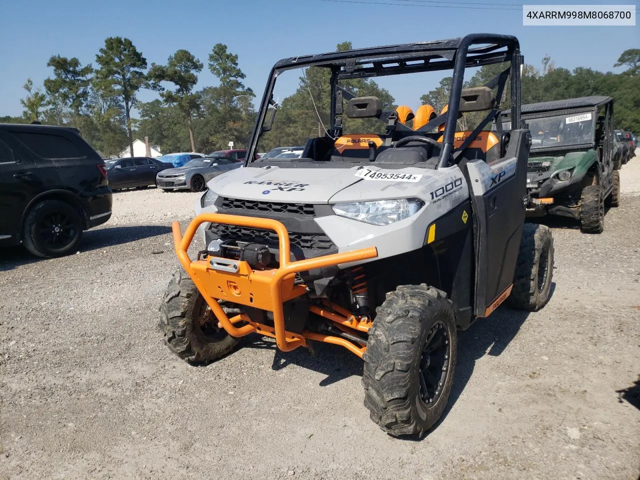 2021 Polaris Ranger Xp 1000 High Lifter Edition VIN: 4XARRM998M8068700 Lot: 74953544