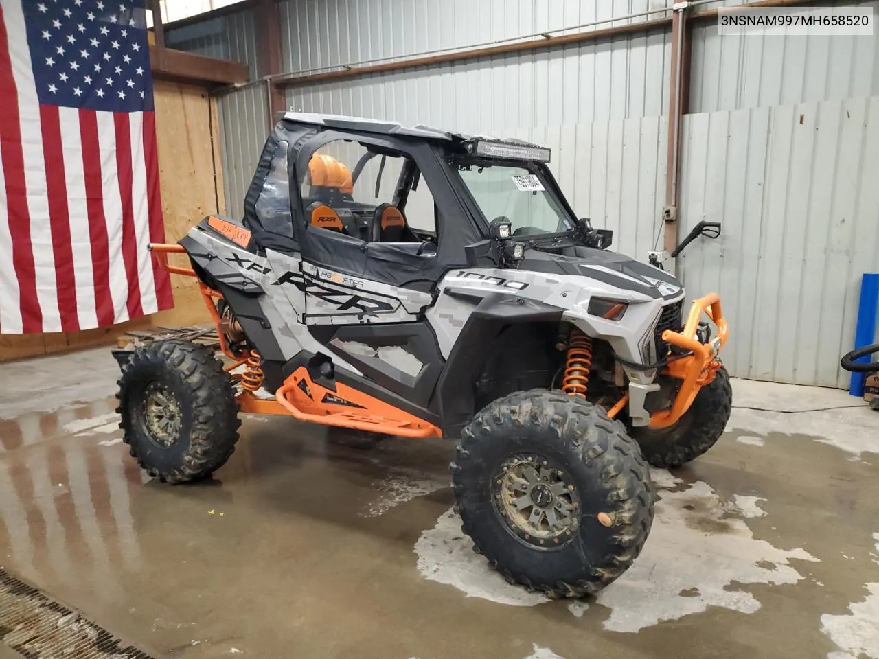 2021 Polaris Rzr Xp 1000 High Lifter Edition VIN: 3NSNAM997MH658520 Lot: 75911804