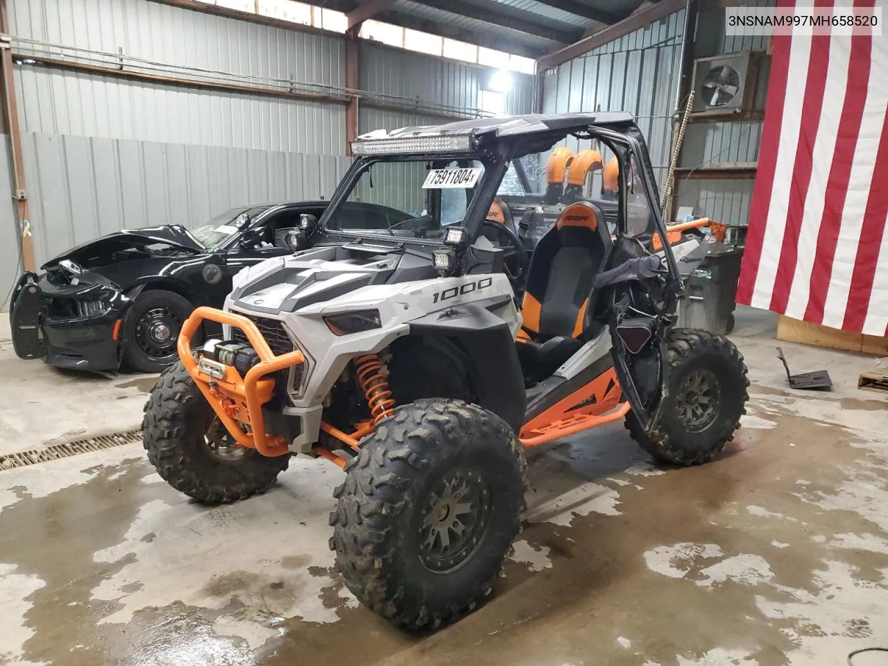 2021 Polaris Rzr Xp 1000 High Lifter Edition VIN: 3NSNAM997MH658520 Lot: 75911804