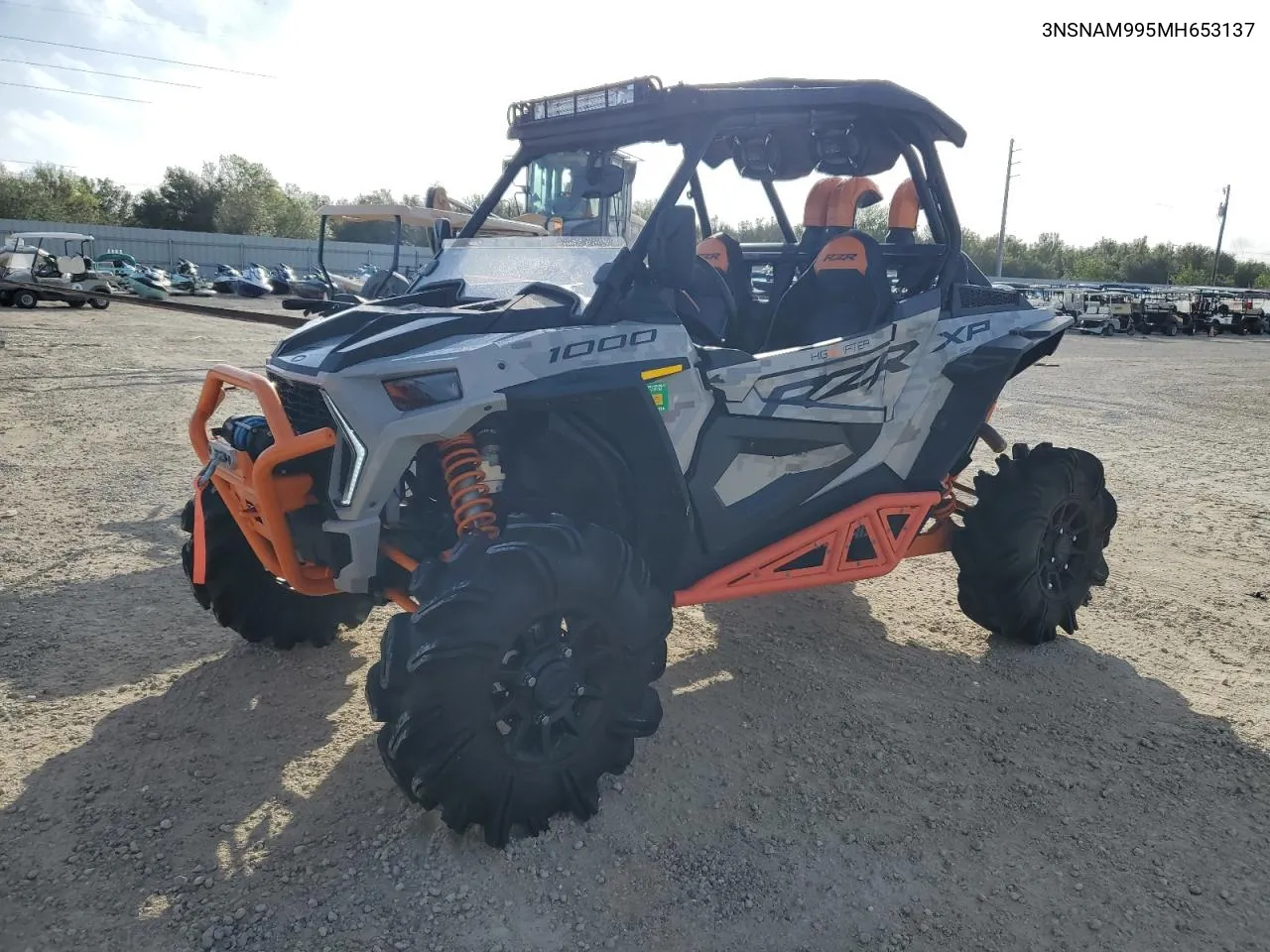 2021 Polaris Rzr Xp 1000 High Lifter Edition VIN: 3NSNAM995MH653137 Lot: 77326014