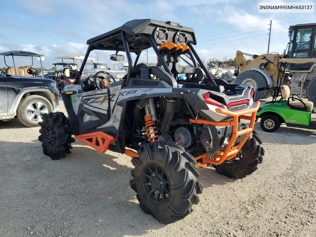 2021 Polaris Rzr Xp 1000 High Lifter Edition VIN: 3NSNAM995MH653137 Lot: 77326014