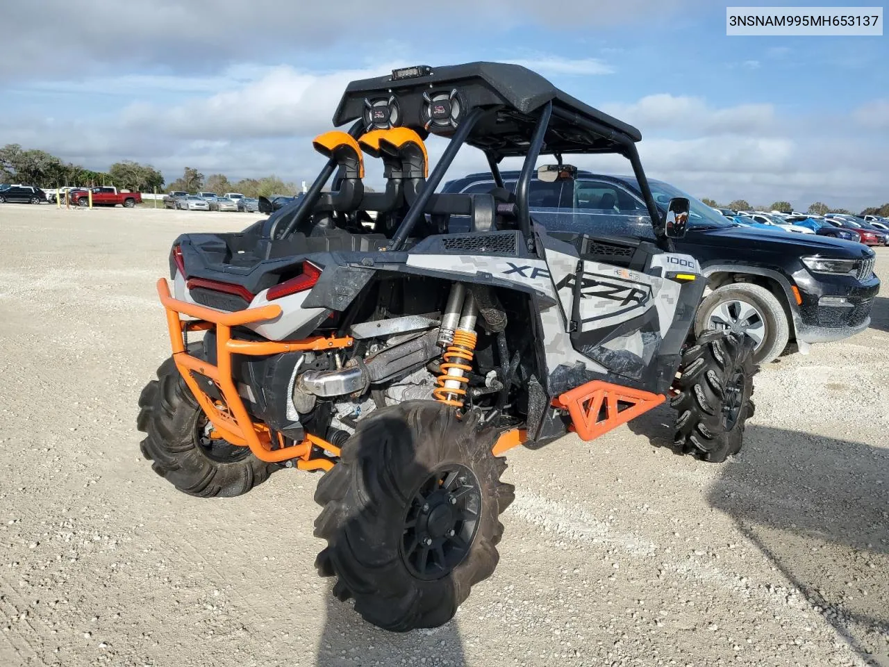 2021 Polaris Rzr Xp 1000 High Lifter Edition VIN: 3NSNAM995MH653137 Lot: 77326014