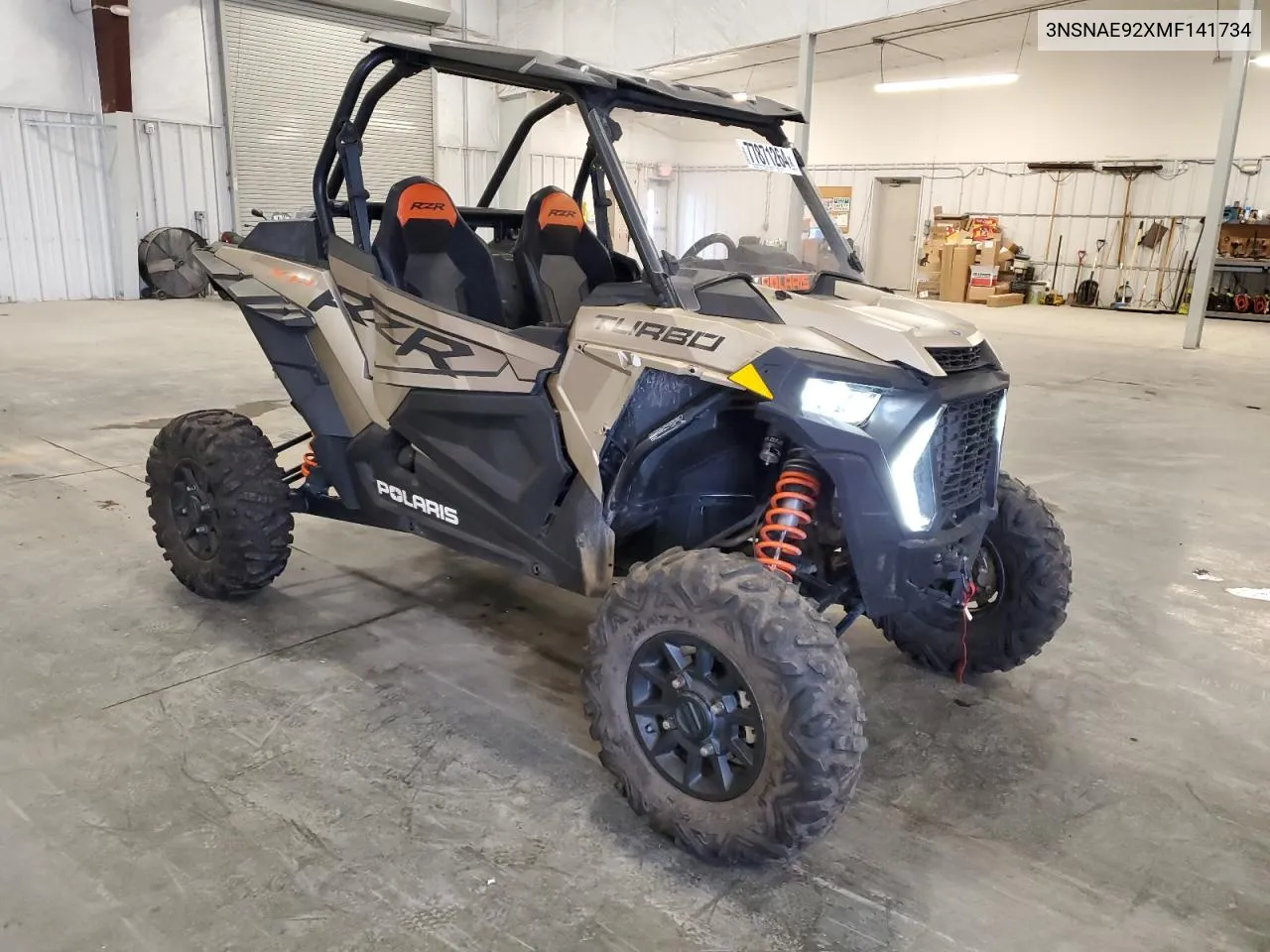 2021 Polaris Rzr Xp Turbo VIN: 3NSNAE92XMF141734 Lot: 77871264