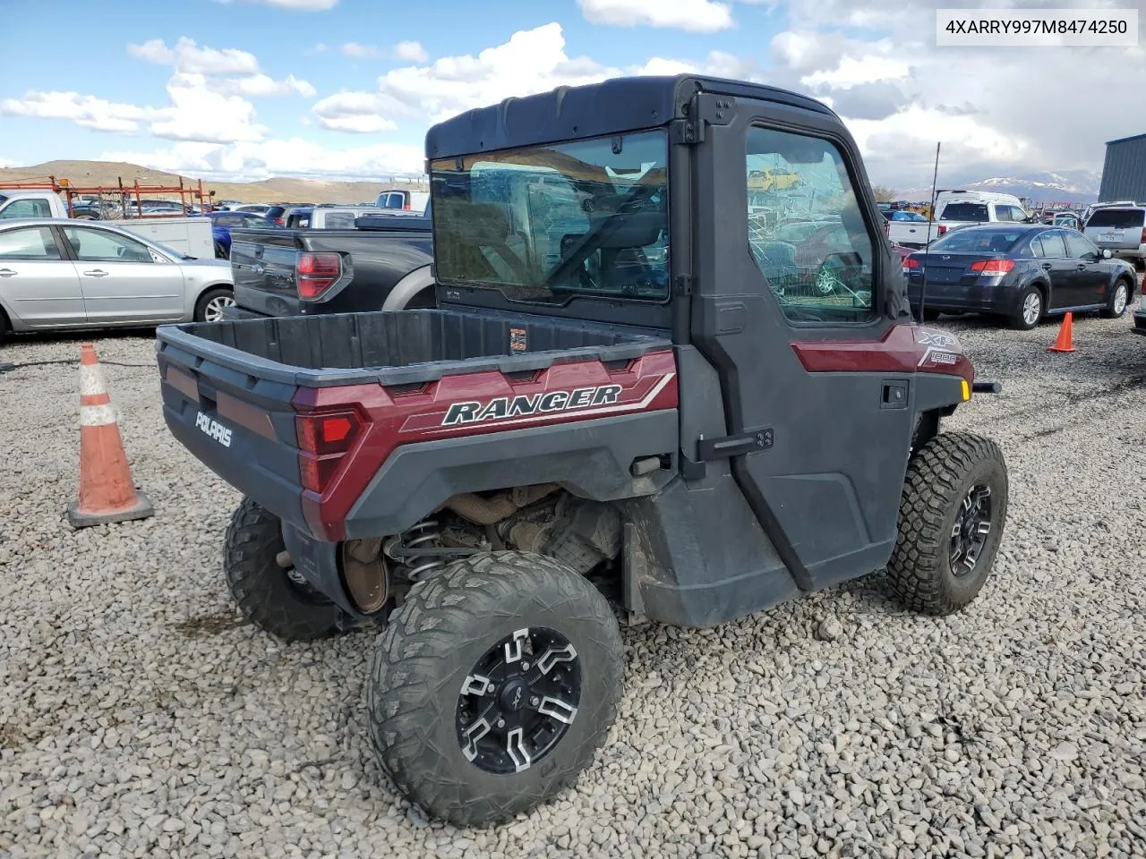 2021 Polaris Ranger Xp 1000 Northstar Ultimate VIN: 4XARRY997M8474250 Lot: 78137924