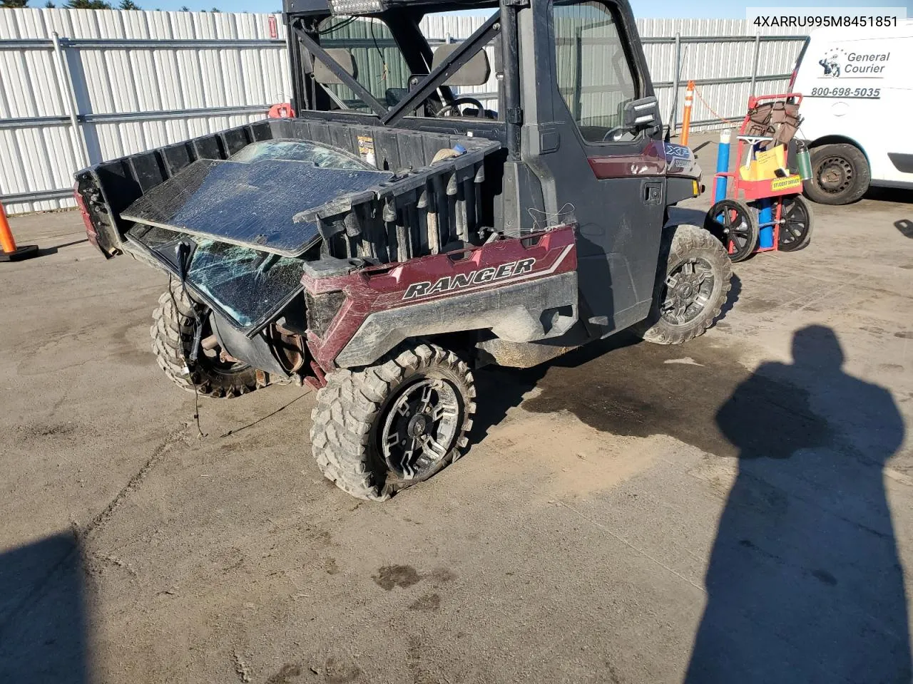 2021 Polaris Ranger Xp 1000 Northstar Premium VIN: 4XARRU995M8451851 Lot: 79919704