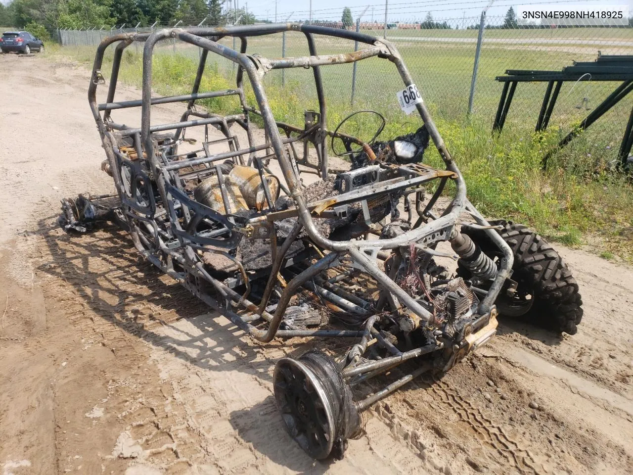 2022 Polaris Rzr Xp 4 1000 VIN: 3NSN4E998NH418925 Lot: 64568094