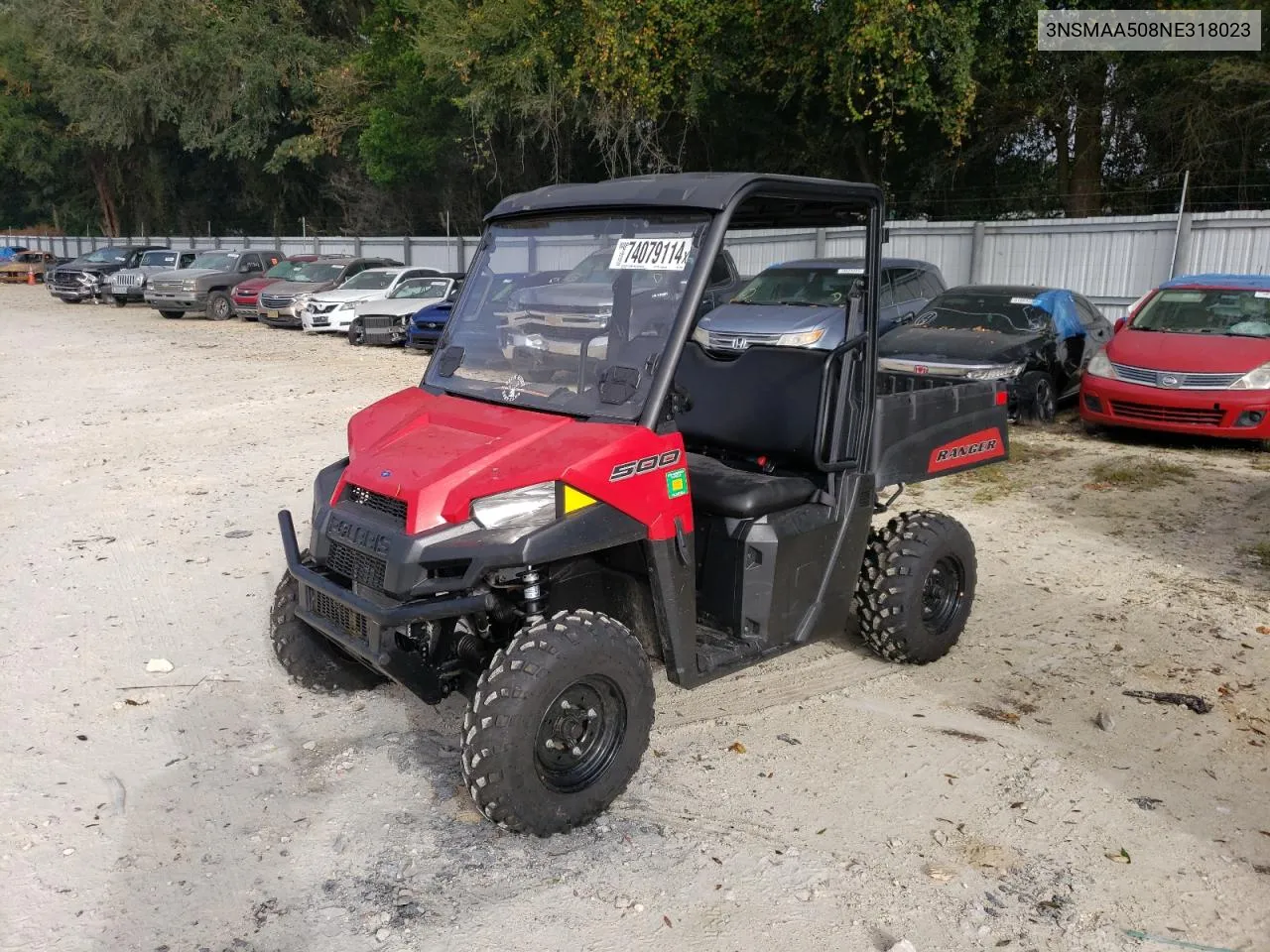 2022 Polaris Ranger 500 VIN: 3NSMAA508NE318023 Lot: 74079114