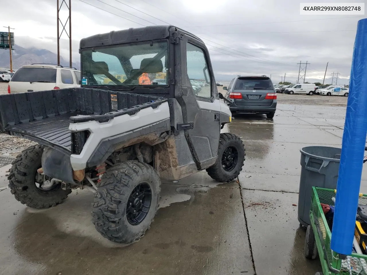 2022 Polaris Ranger Xp 1000 Northstar Trail Boss VIN: 4XARR299XN8082748 Lot: 75948214