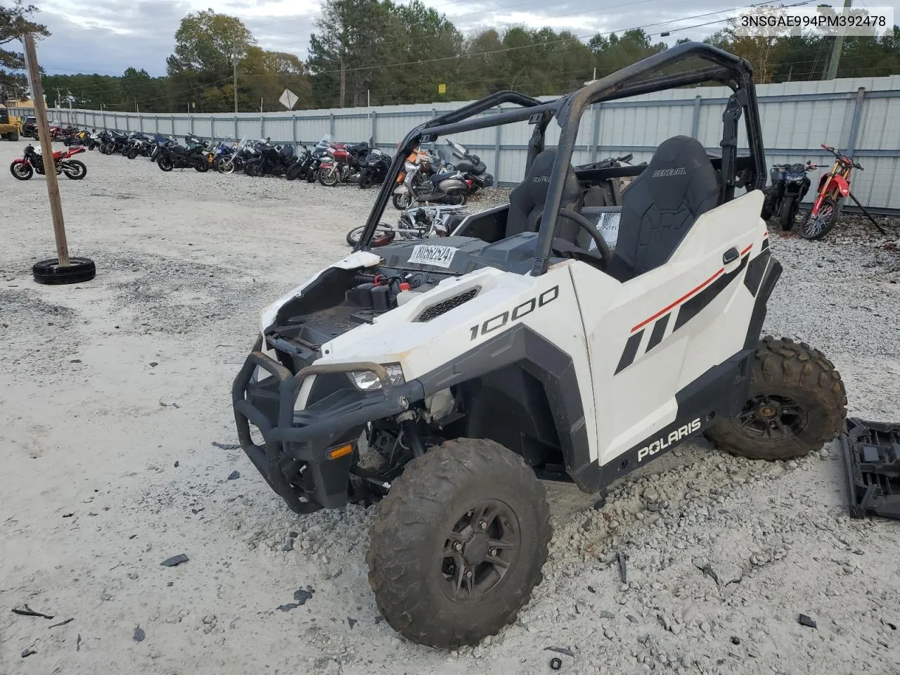 2023 Polaris General 1000 Sport VIN: 3NSGAE994PM392478 Lot: 80562524