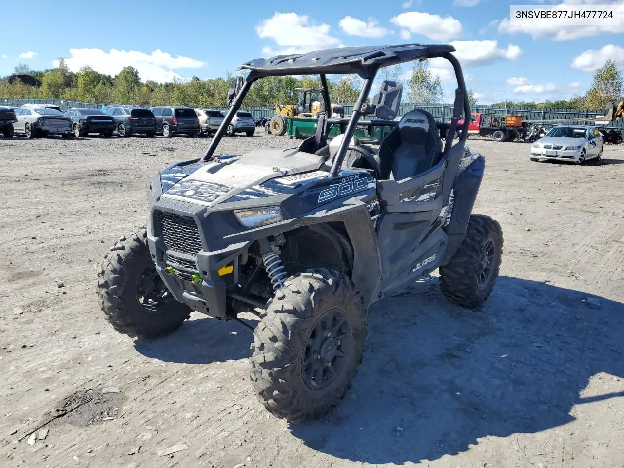 2018 Polaris Rzr S 900 Eps VIN: 3NSVBE877JH477724 Lot: 74336674