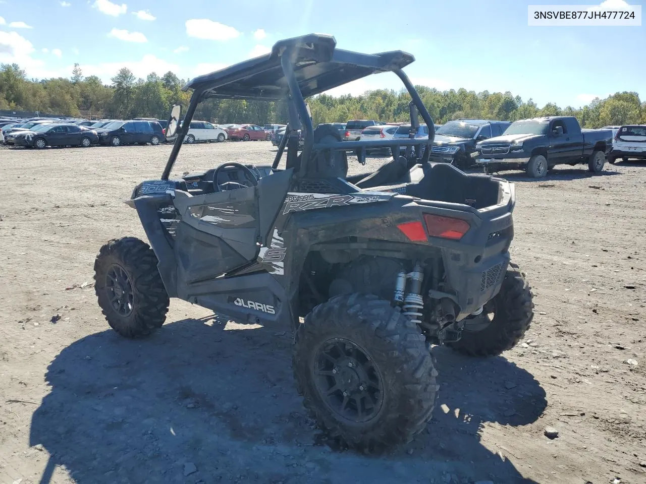 2018 Polaris Rzr S 900 Eps VIN: 3NSVBE877JH477724 Lot: 74336674