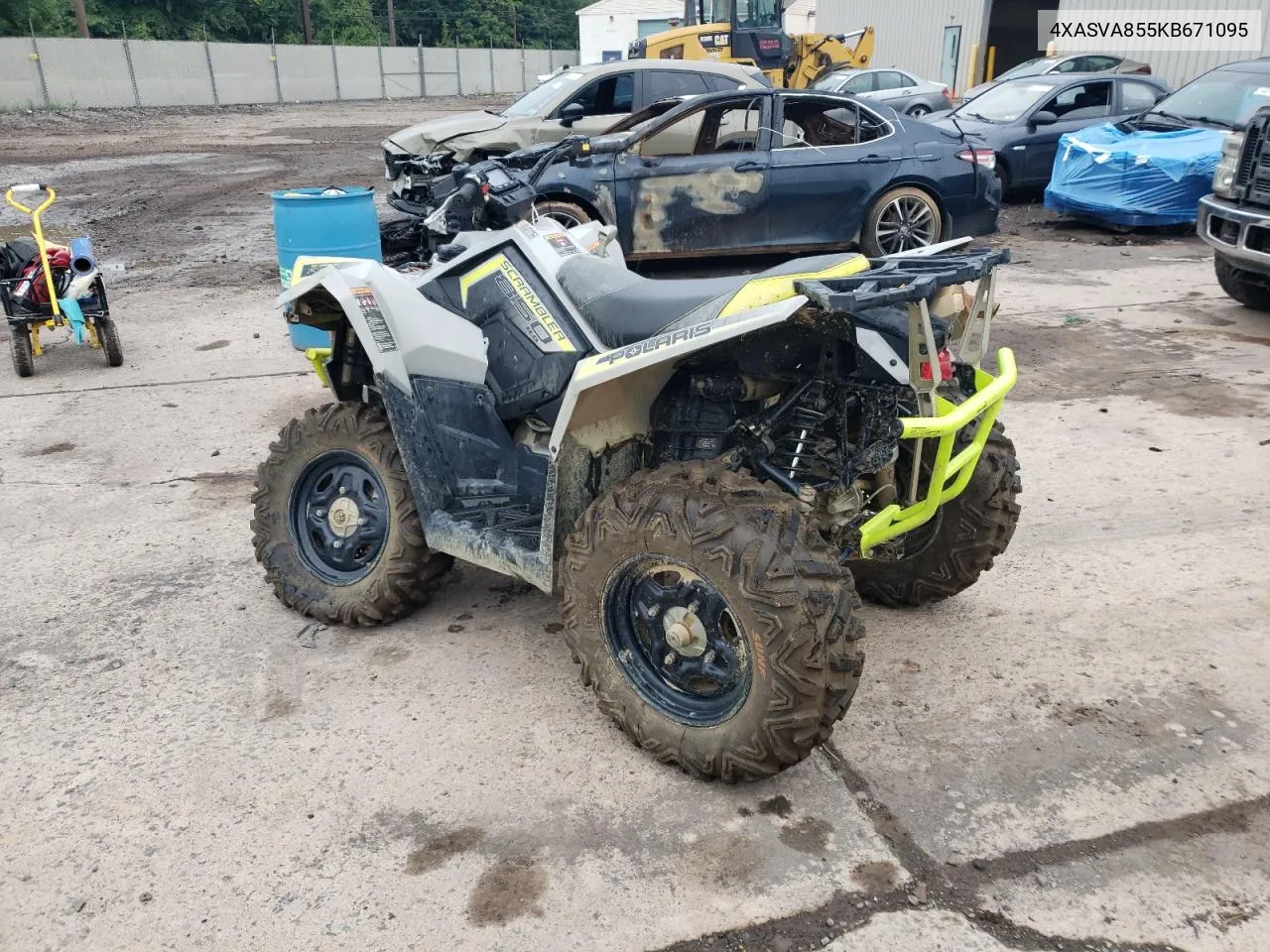 2019 Polaris Scrambler 850 VIN: 4XASVA855KB671095 Lot: 64374154