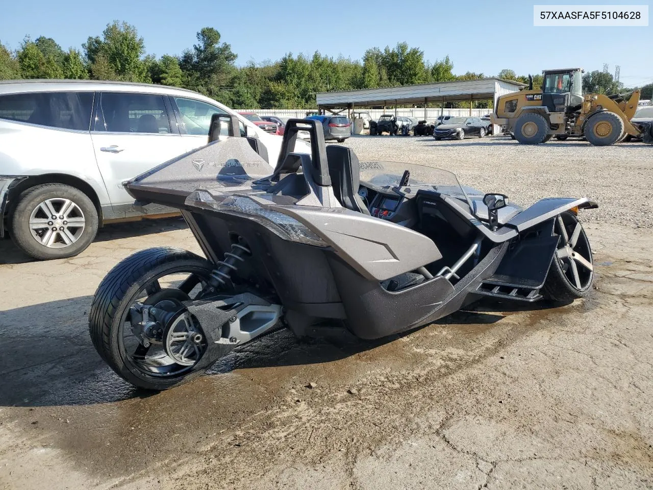 2015 Polaris Slingshot VIN: 57XAASFA5F5104628 Lot: 75264394