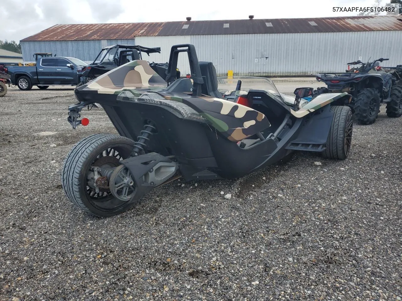 2015 Polaris Slingshot Sl VIN: 57XAAPFA6F5106482 Lot: 78186934