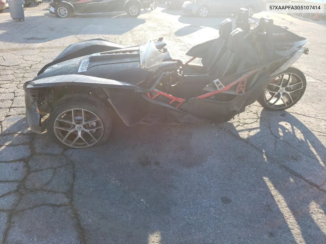 2016 Polaris Slingshot Sl VIN: 57XAAPFA3G5107414 Lot: 70286124