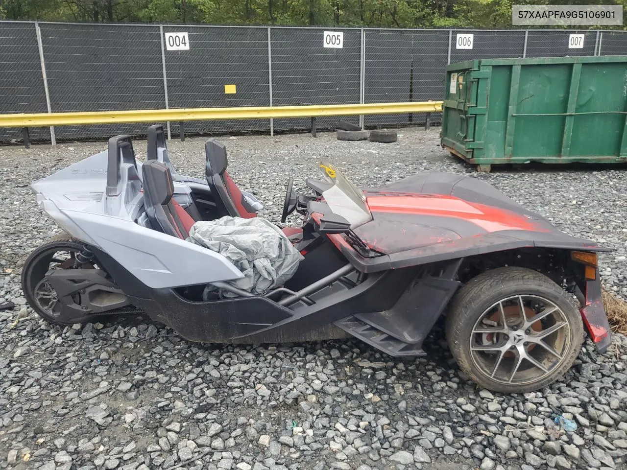 2016 Polaris Slingshot Sl VIN: 57XAAPFA9G5106901 Lot: 73384684