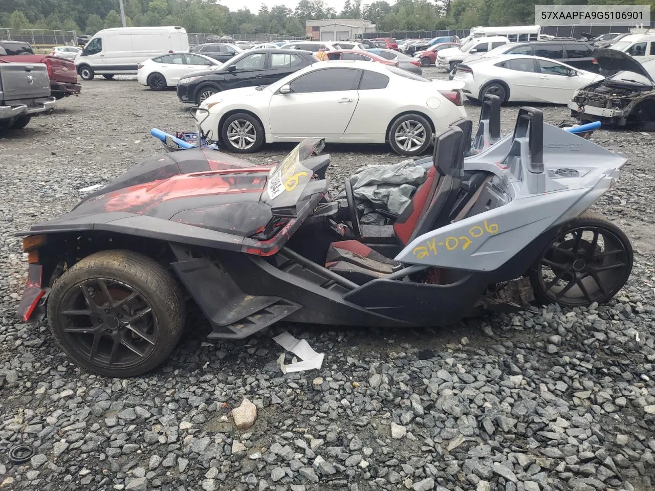 2016 Polaris Slingshot Sl VIN: 57XAAPFA9G5106901 Lot: 73384684