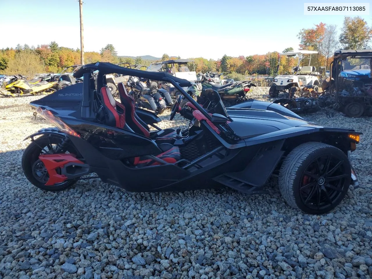 2016 Polaris Slingshot VIN: 57XAASFA8G7113085 Lot: 74984814