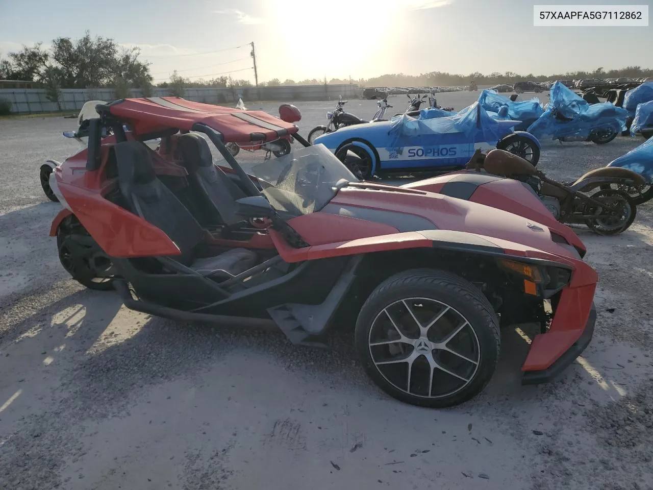 2016 Polaris Slingshot Sl VIN: 57XAAPFA5G7112862 Lot: 75093754