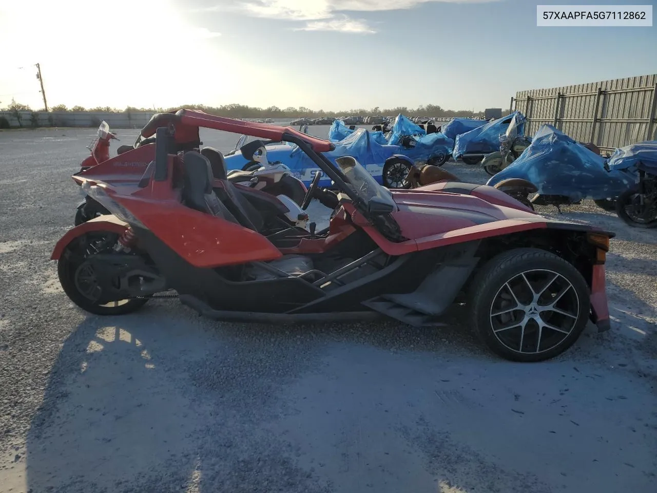 2016 Polaris Slingshot Sl VIN: 57XAAPFA5G7112862 Lot: 75093754