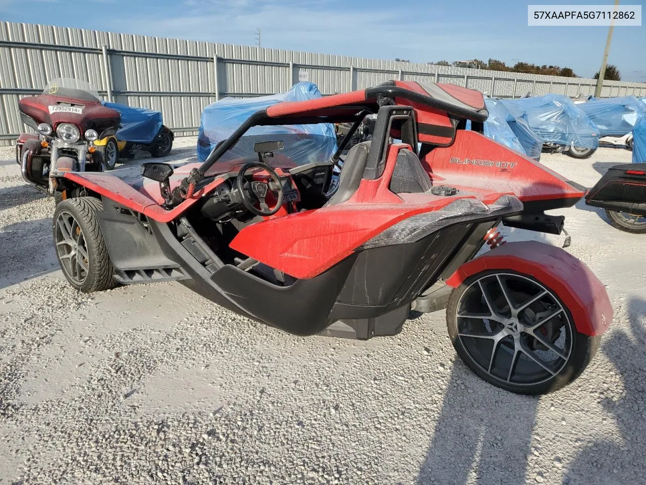 2016 Polaris Slingshot Sl VIN: 57XAAPFA5G7112862 Lot: 75093754