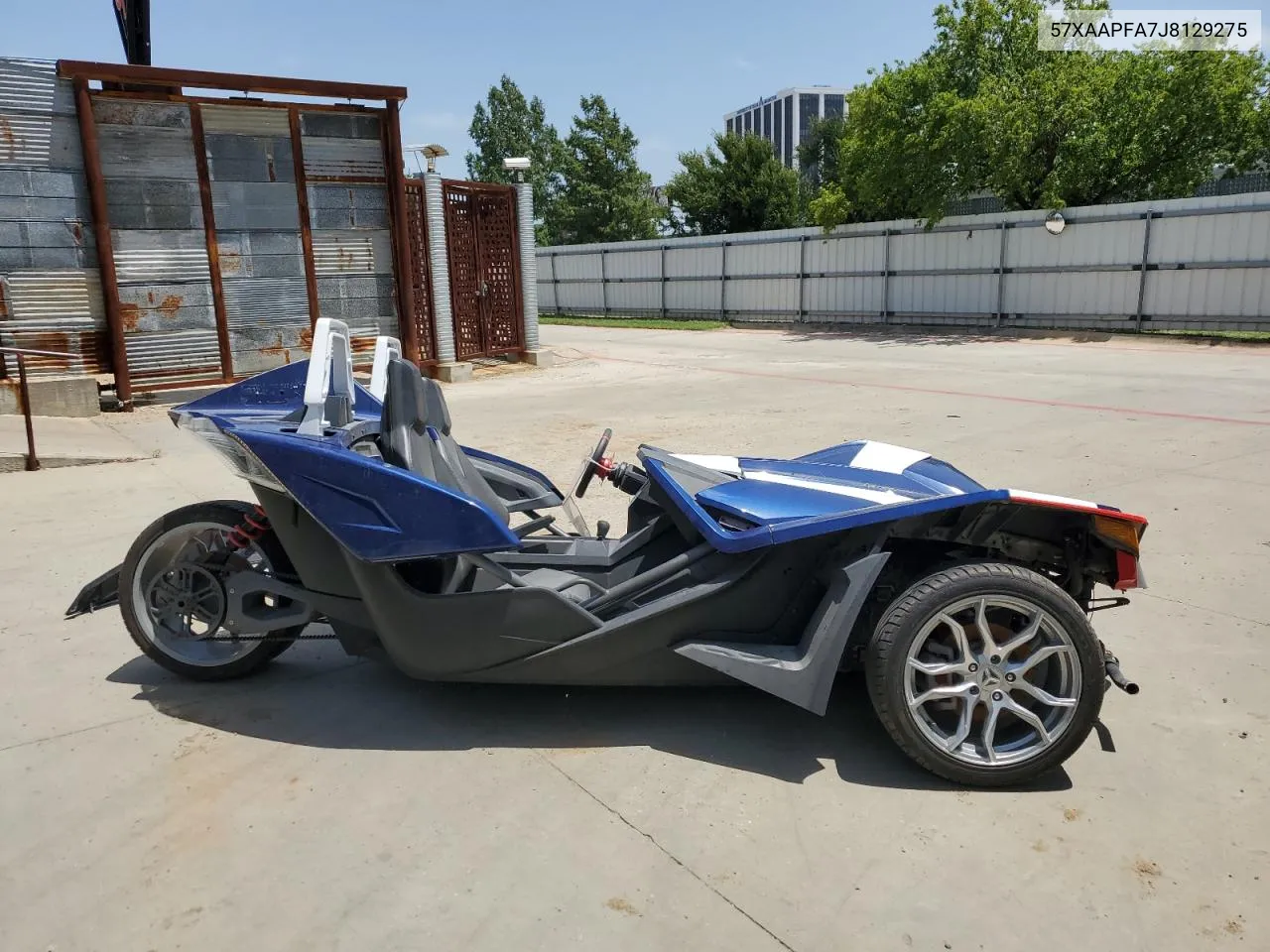 2018 Polaris Slingshot Sl VIN: 57XAAPFA7J8129275 Lot: 62180884