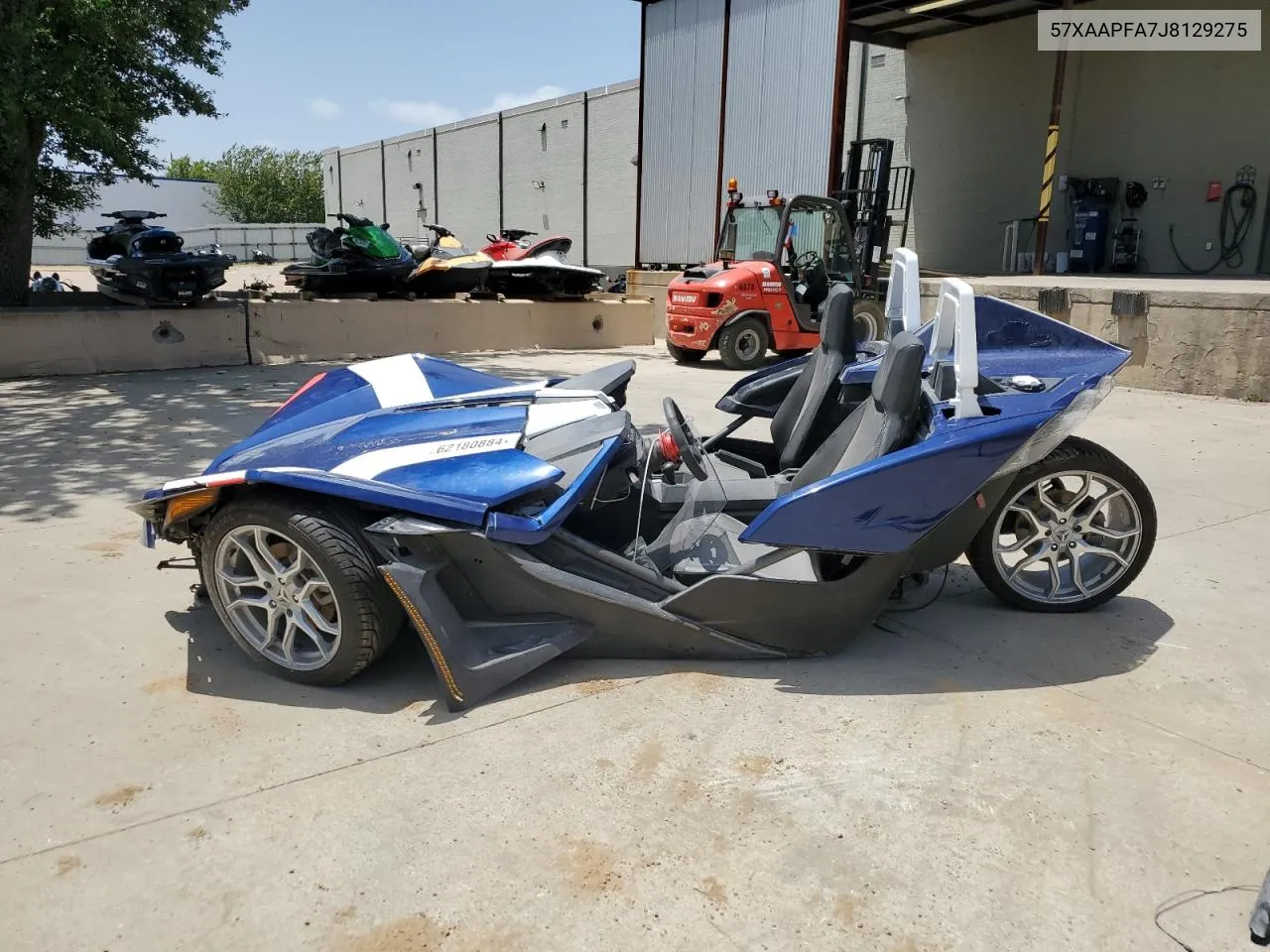 2018 Polaris Slingshot Sl VIN: 57XAAPFA7J8129275 Lot: 62180884