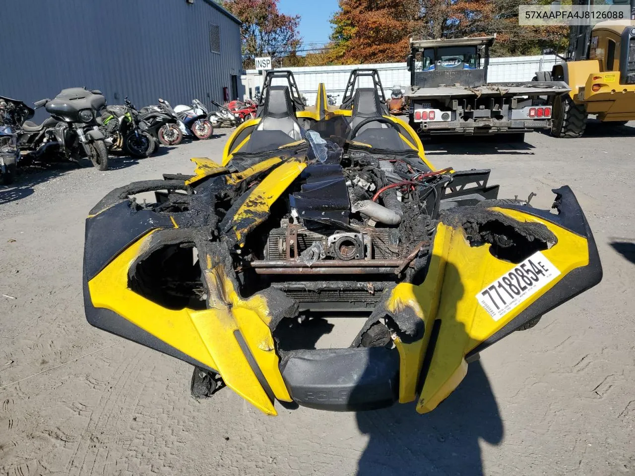 2018 Polaris Slingshot Sl VIN: 57XAAPFA4J8126088 Lot: 77182854