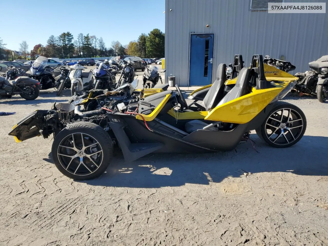 2018 Polaris Slingshot Sl VIN: 57XAAPFA4J8126088 Lot: 77182854