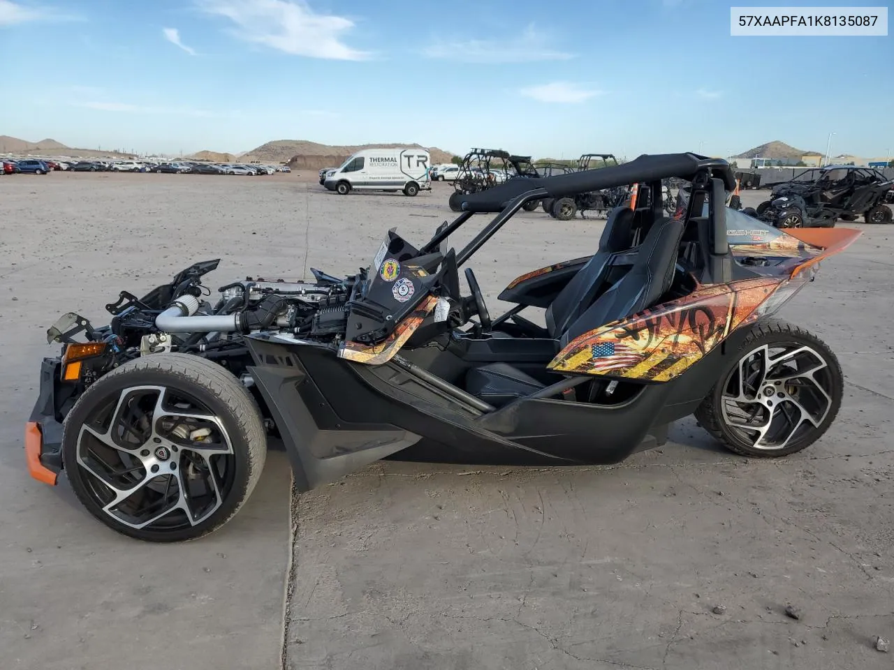 2019 Polaris Slingshot Sl VIN: 57XAAPFA1K8135087 Lot: 78924944