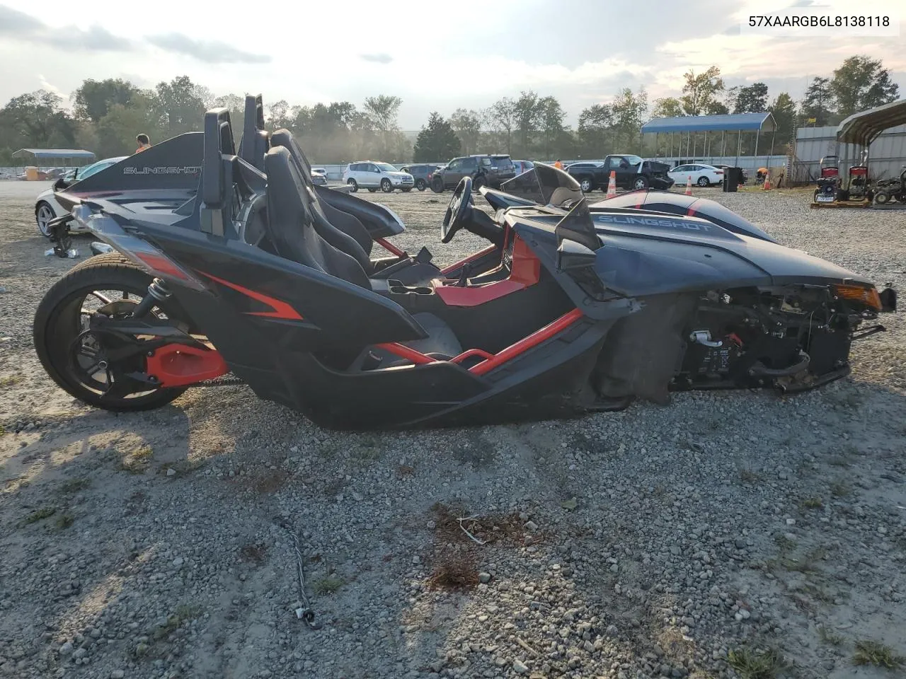 2020 Polaris Slingshot R VIN: 57XAARGB6L8138118 Lot: 72700674