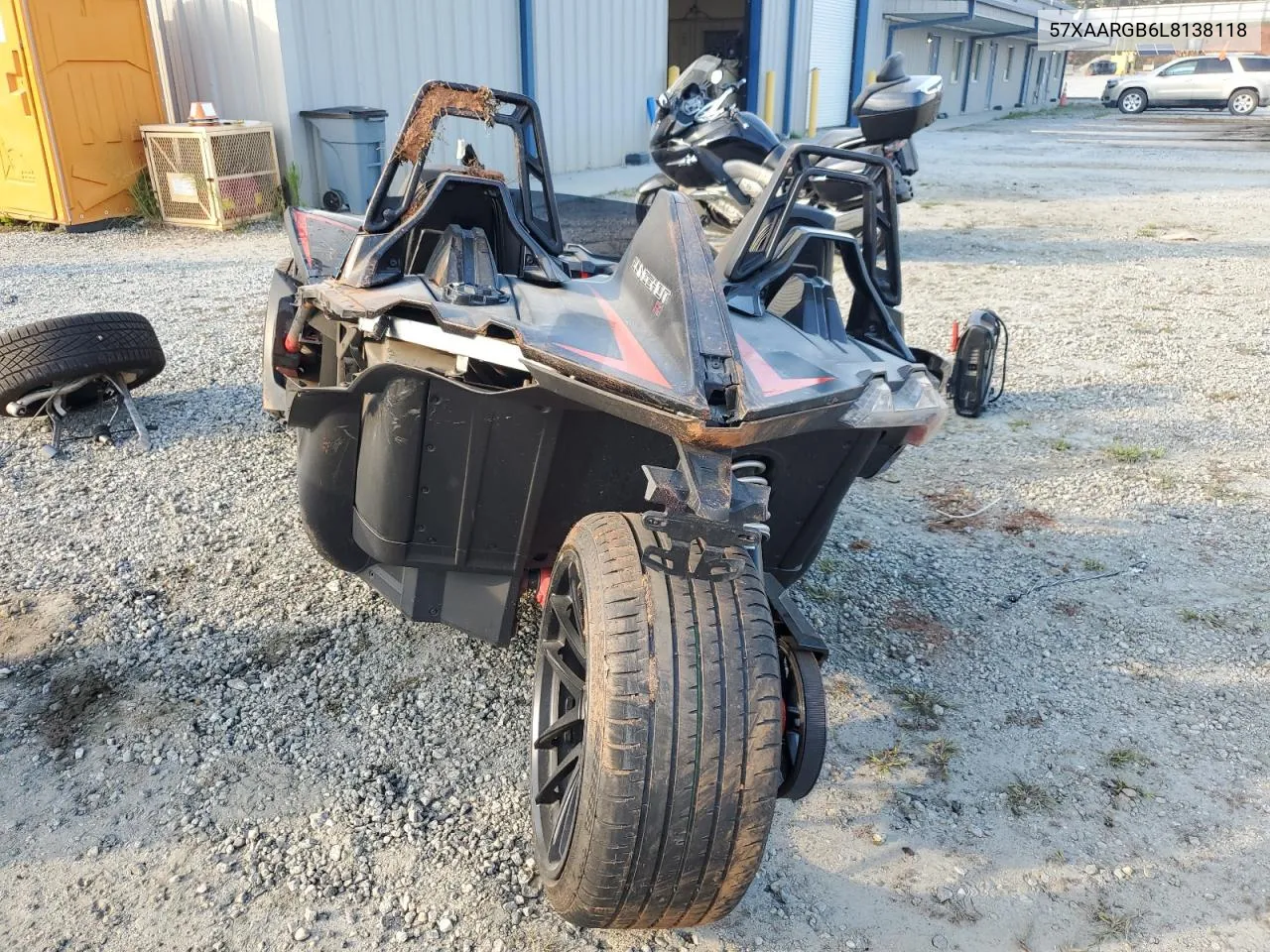 2020 Polaris Slingshot R VIN: 57XAARGB6L8138118 Lot: 72700674