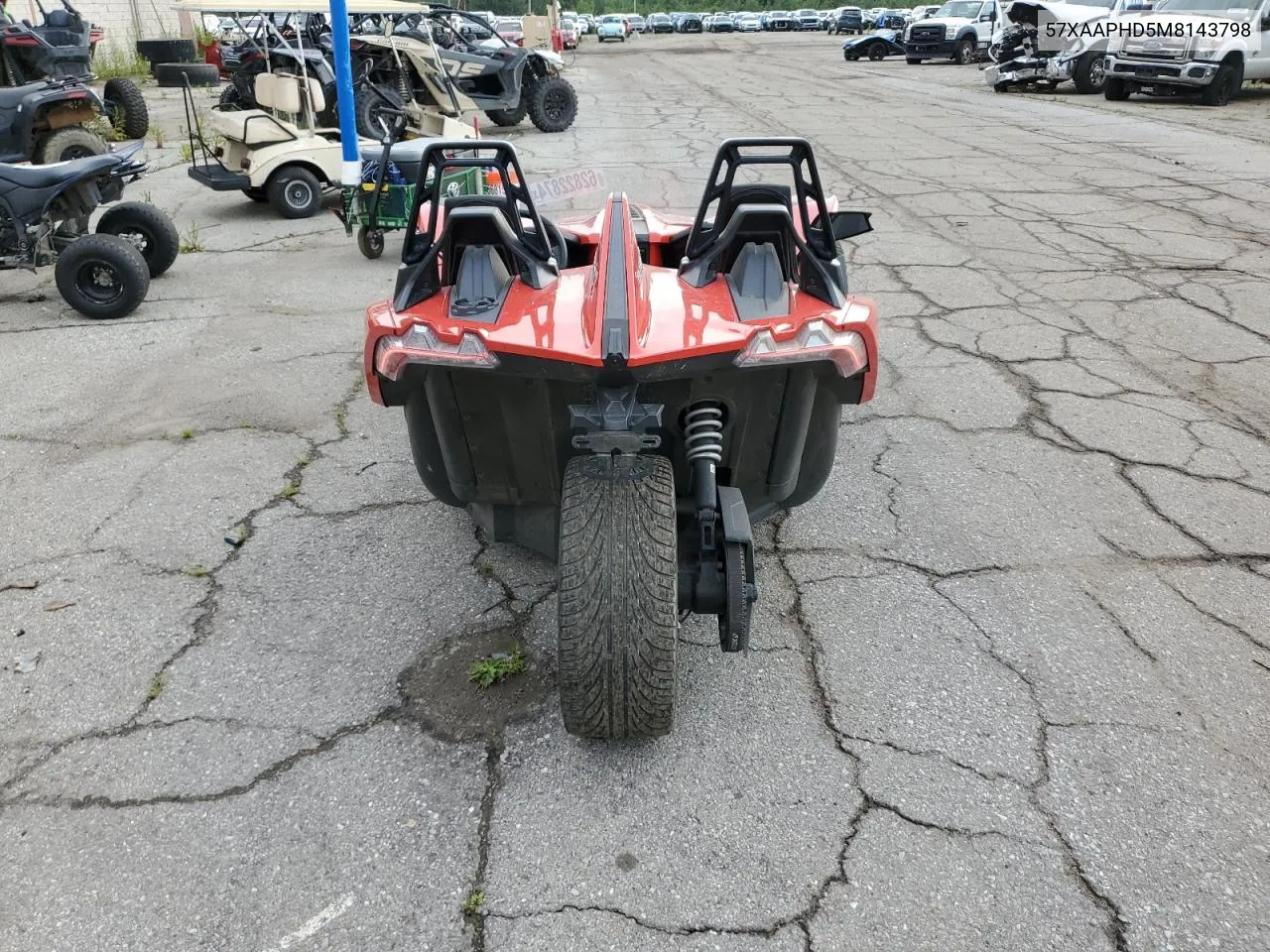 2021 Polaris Slingshot Sl VIN: 57XAAPHD5M8143798 Lot: 62822874