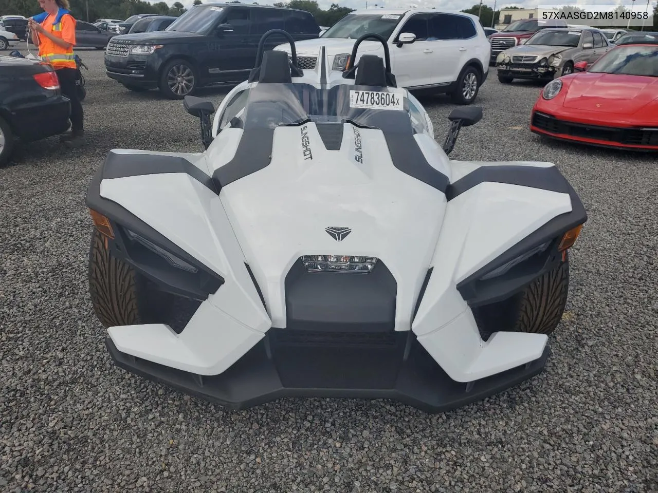 2021 Polaris Slingshot S VIN: 57XAASGD2M8140958 Lot: 74783604