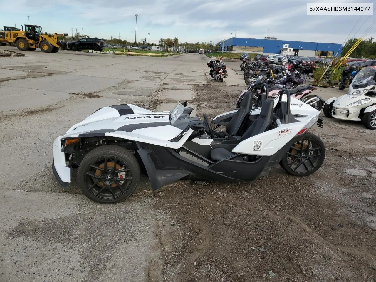 2021 Polaris Slingshot S VIN: 57XAASHD3M8144077 Lot: 74841074