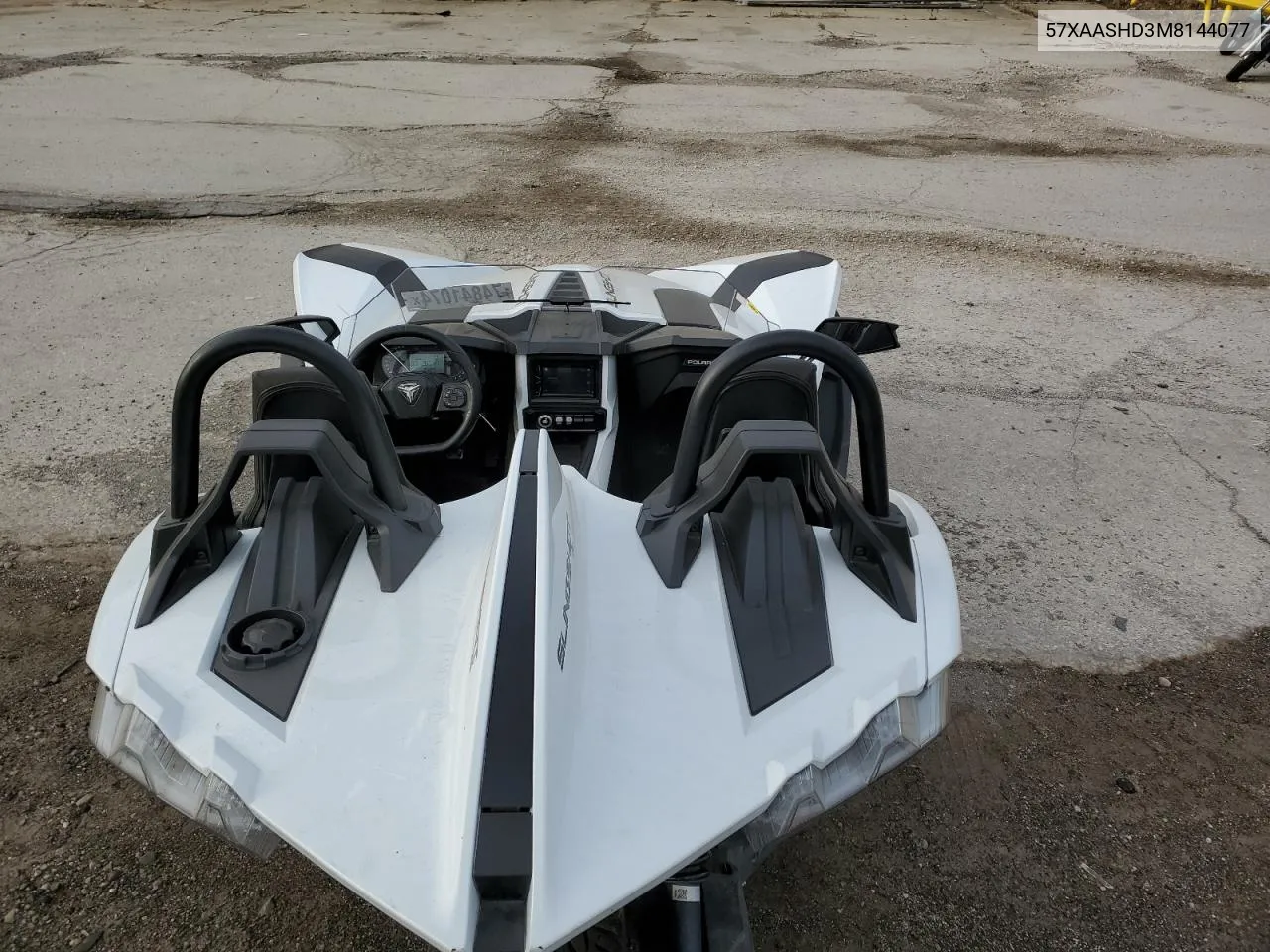 2021 Polaris Slingshot S VIN: 57XAASHD3M8144077 Lot: 74841074