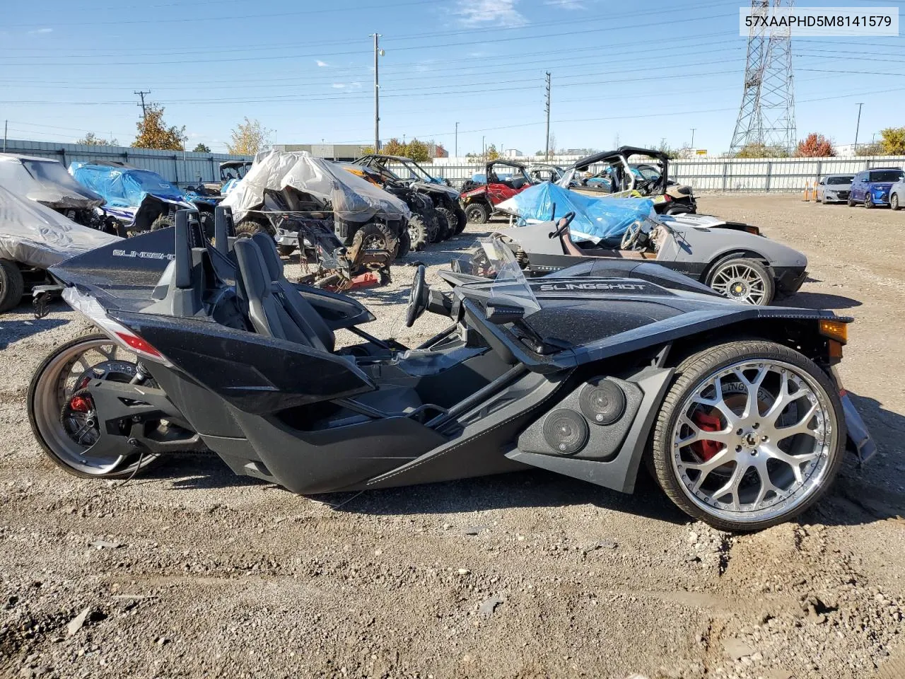 2021 Polaris Slingshot Sl VIN: 57XAAPHD5M8141579 Lot: 75348494